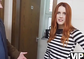 Vip4k hunter fucks a beautiful redhead prevalent the public relieve oneself