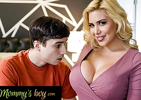 MOMMY'S BOY - Upper case Bosom MILF Caitlin Bell Comforts Stepson With Her PUSSY When His Date Ditches Him