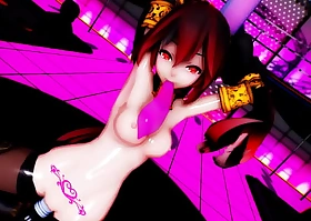 [20201120][MMD]XXXDance TDA Princess Knight Zatsune erotic squatting  dance