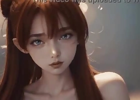 AI generated Asuka Langley asking for a dick