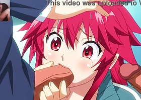 Horny cacodemon fucking three students [uncensored hentai English subtitles]