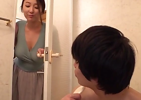 Hot japonese Step mom together with stepson ***